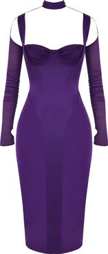 HOUSE OF CB Talika Body-Con Midi Dress