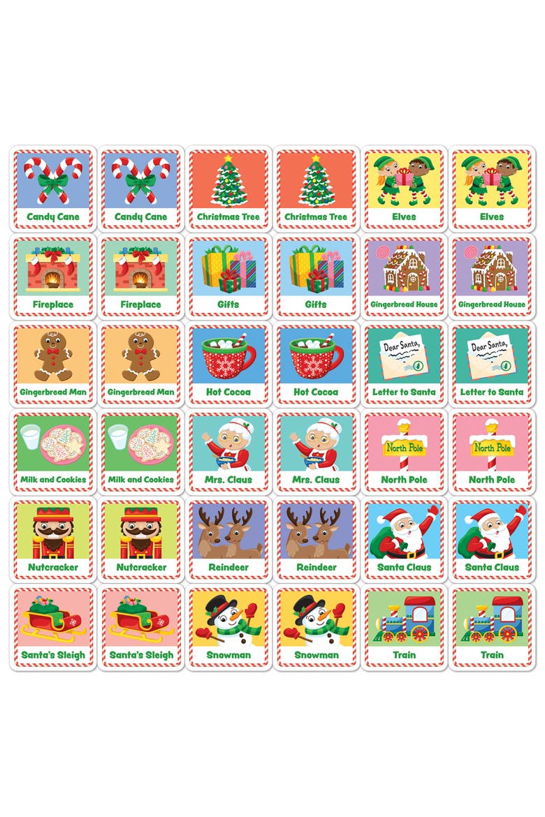 Candy Cane Kingdom Matching Game, Alternate, color, Multicolor