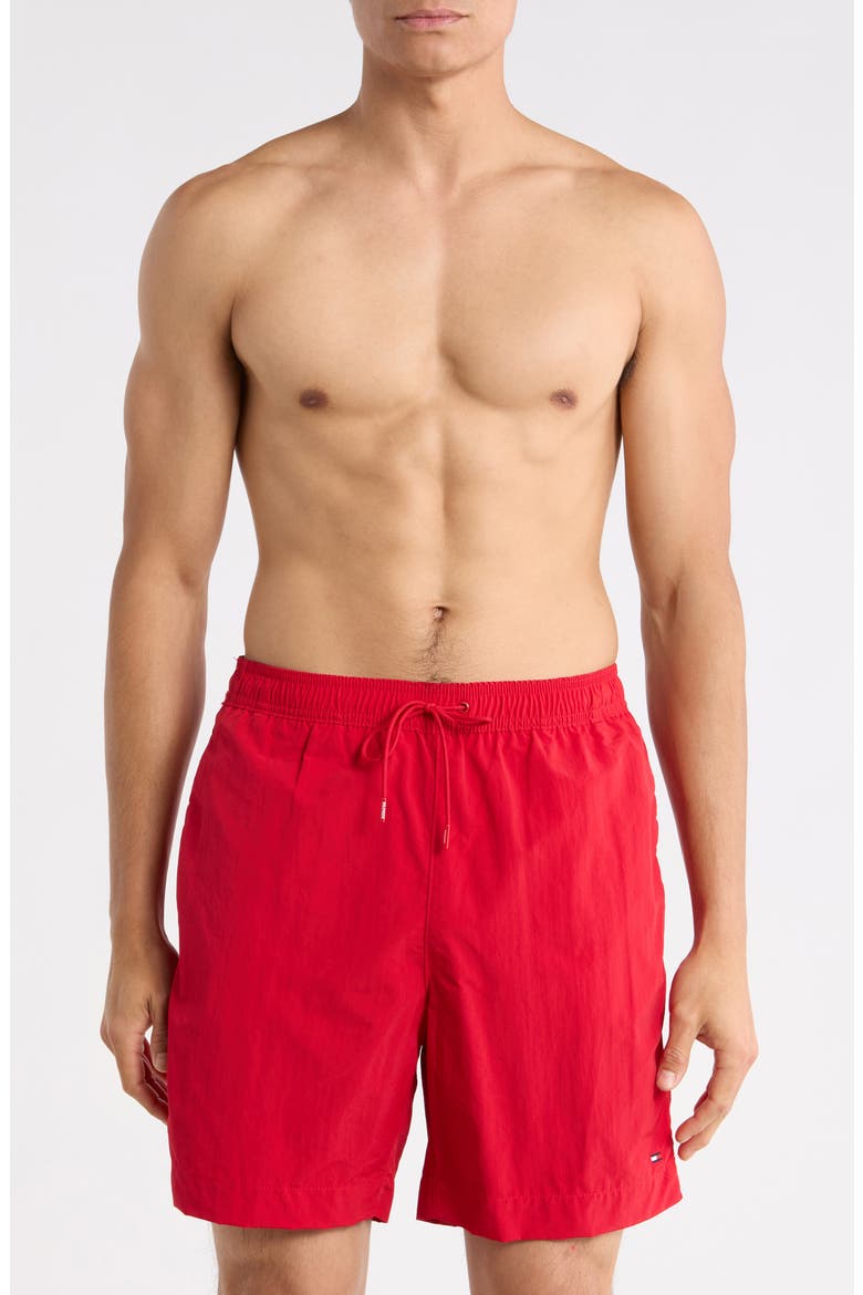 Swim Trunks, Main, color, PRIMARY RED