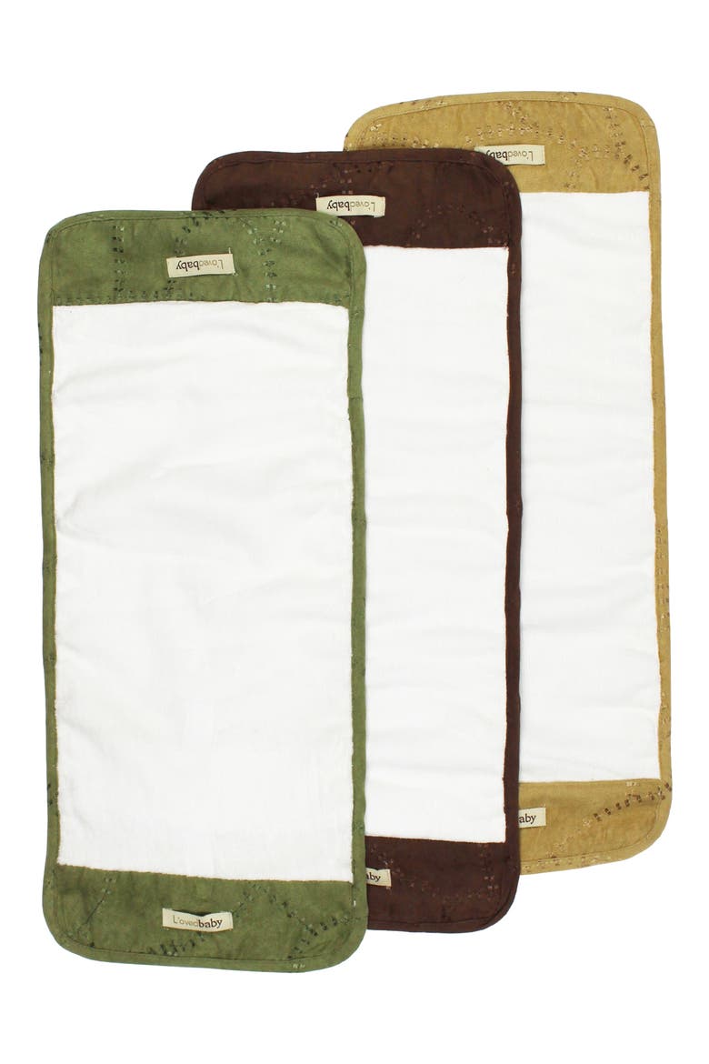 Assorted 3-Pack Burp Cloths, Main, color, MULTI