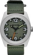 Nixon Clutch Webbing Strap Watch, 42mm