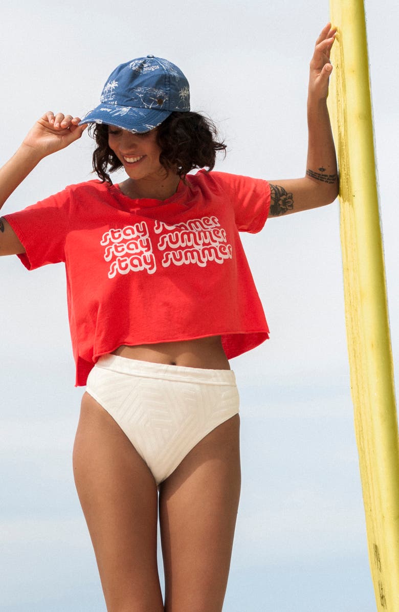 Billabong Peeky Days High Waist Bikini Bottoms, Alternate, color,