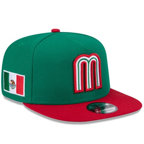 Men's New Era  Green/Red Mexico Baseball 2026 World Baseball Classic 9FIFTY A-Frame Snapback Hat