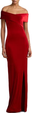 Lauren Ralph Lauren Luxe Velvet Column Dress