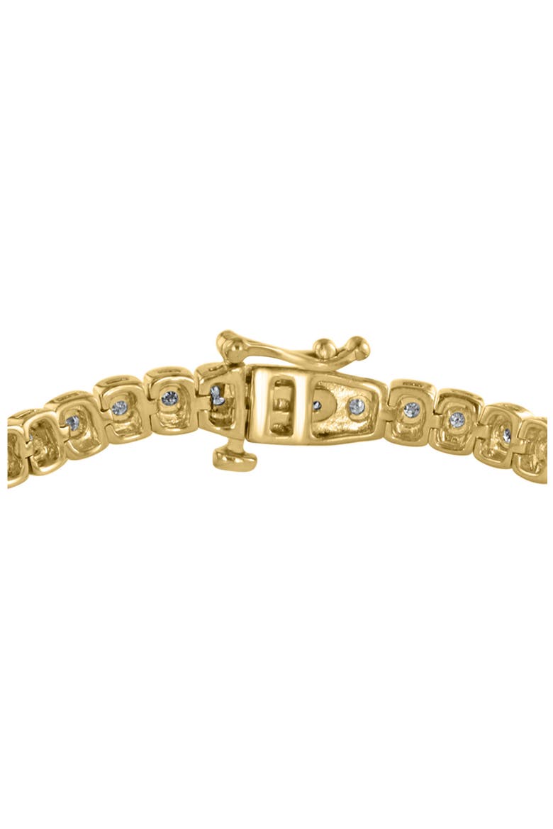 14K Gold Vermeil Diamond Tennis Bracelet - 0.14 ctw., Alternate, color, GOLD