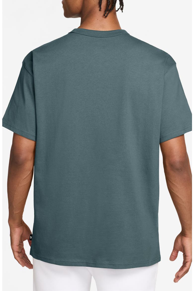 Sportswear Embroidered Swoosh Cotton T-Shirt, Alternate, color, MINERAL SLATE