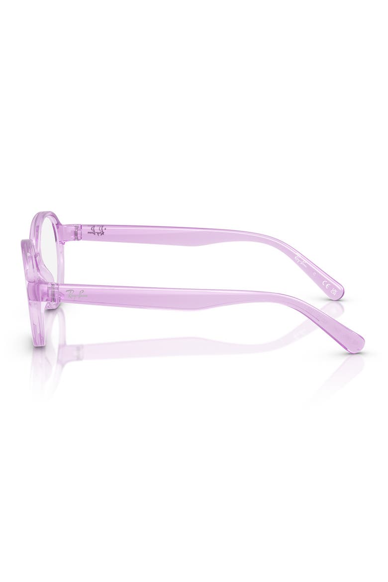 Kids' 42mm Small Phantos Optical Glasses, Alternate, color, TRANSPARENT VIOLET