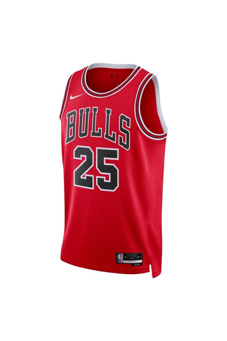 Unisex Nike Dalen Terry Red Chicago Bulls 2022 NBA Draft First Round Pick Swingman Jersey - Icon Edition, Alternate, color, Red