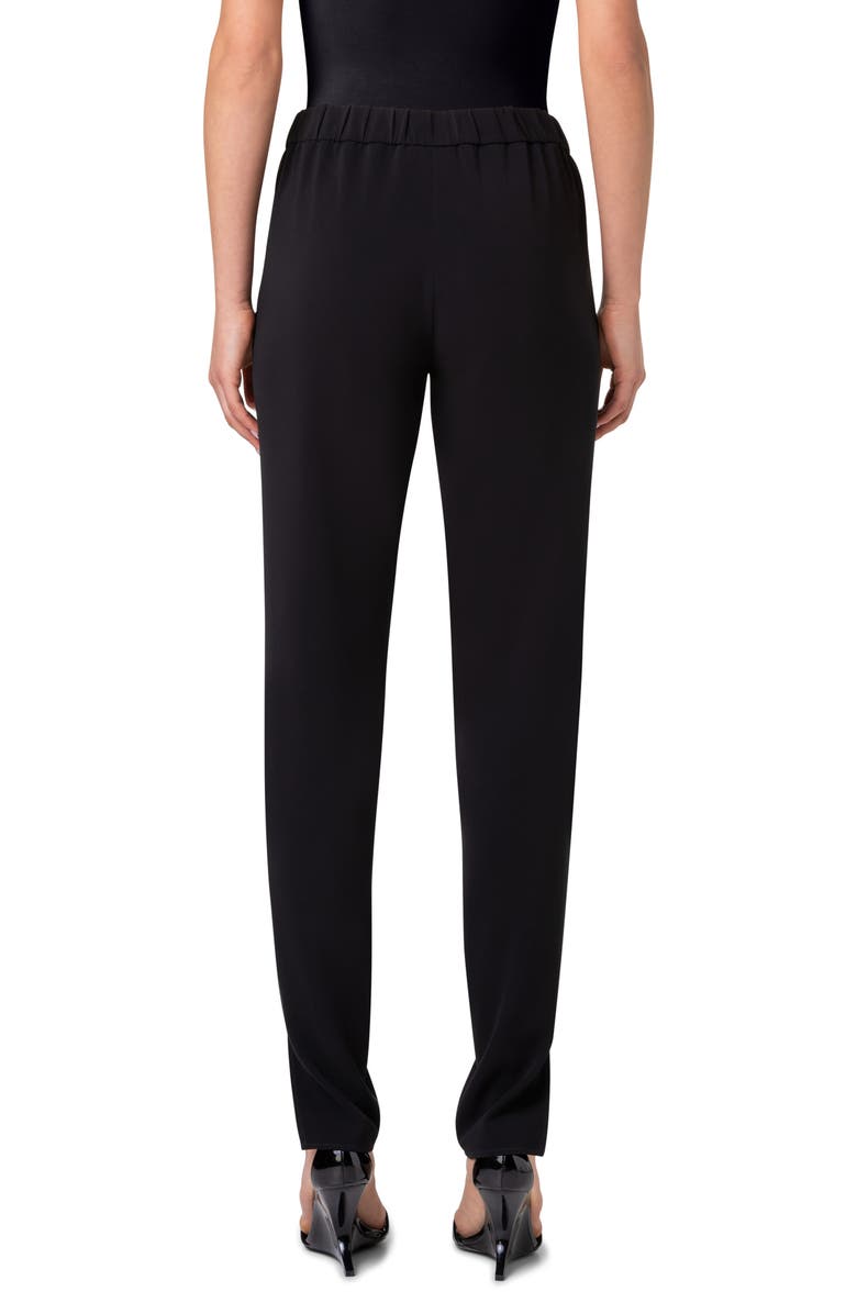 Akris punto Women's Mike Split Hem Pants, Alternate, color, Black