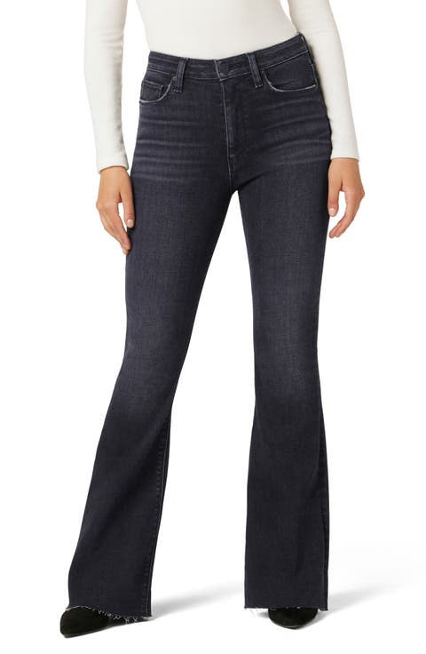 Holly High Waist Flare Jeans (Petite) (Mysterious)