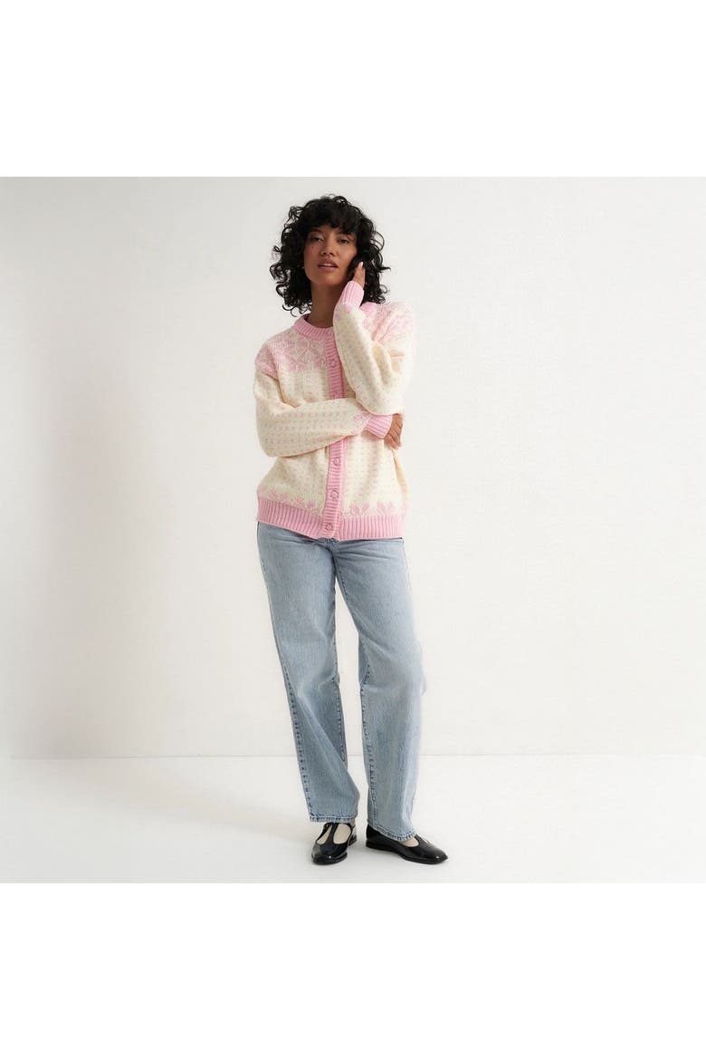 Oversized Maeve Cardigan - Women's, Alternate, color, Pink