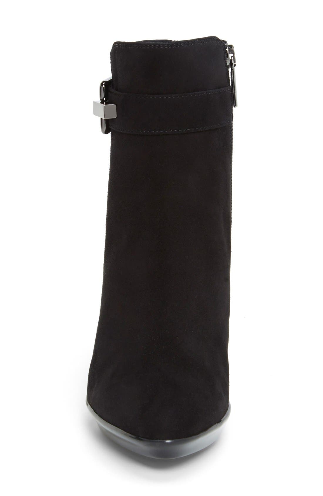'Reece' Weatherproof Bootie (Nordstrom Exclusive), Alternate, color, BLACK SUEDE