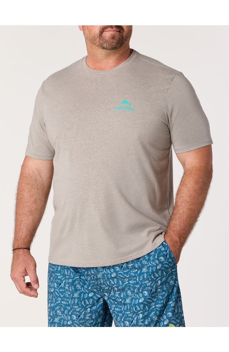 Tommy Bahama Big & Tall Total Ship Show Graphic Tee, Alternate, color, Grey Heather