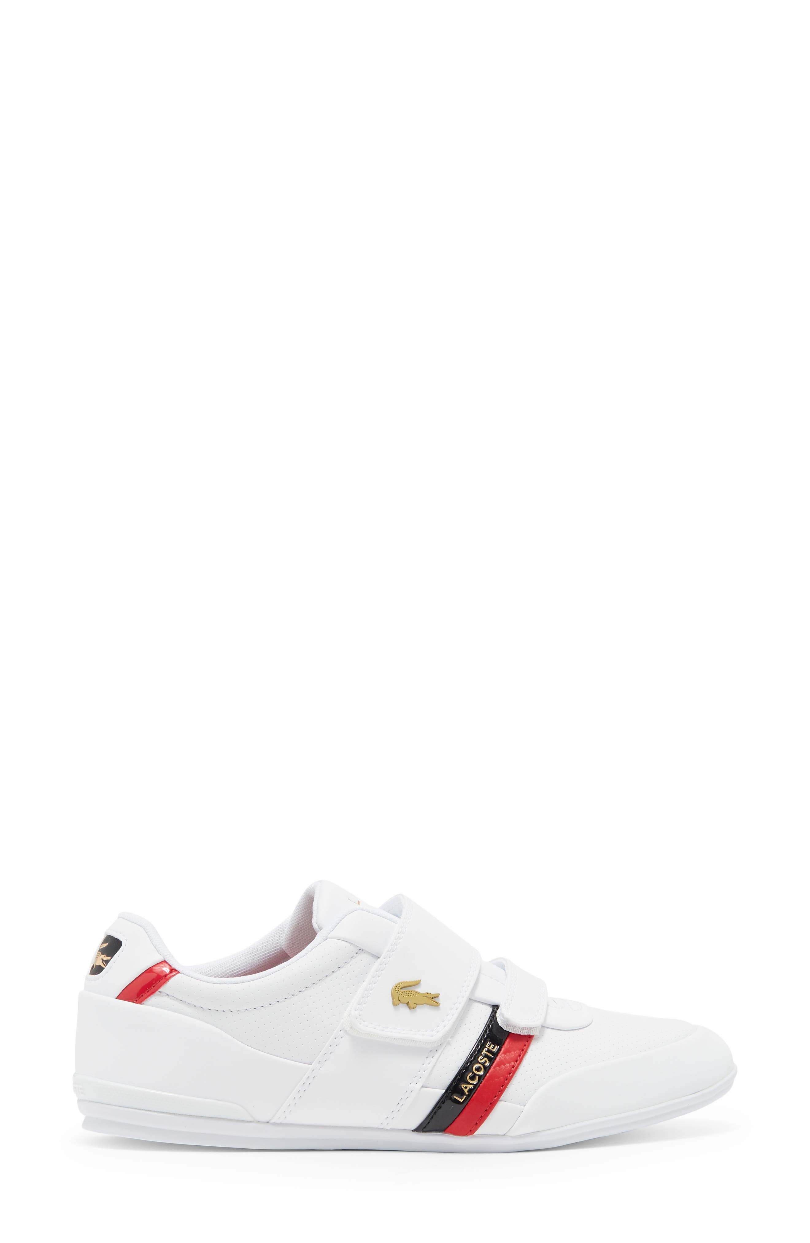 Lacoste Misano Strap Euro Sneaker, Alternate, color, 