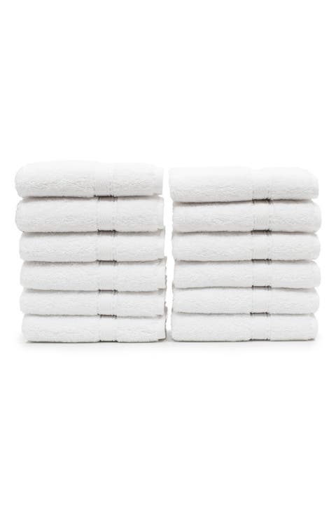 100% Turkish Cotton Sinemis Terry Washcloths - Set of 6 or 12