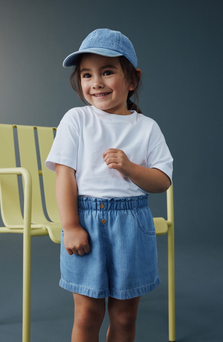 NEXT Kids' Denim Shorts, Alternate, color, Blue