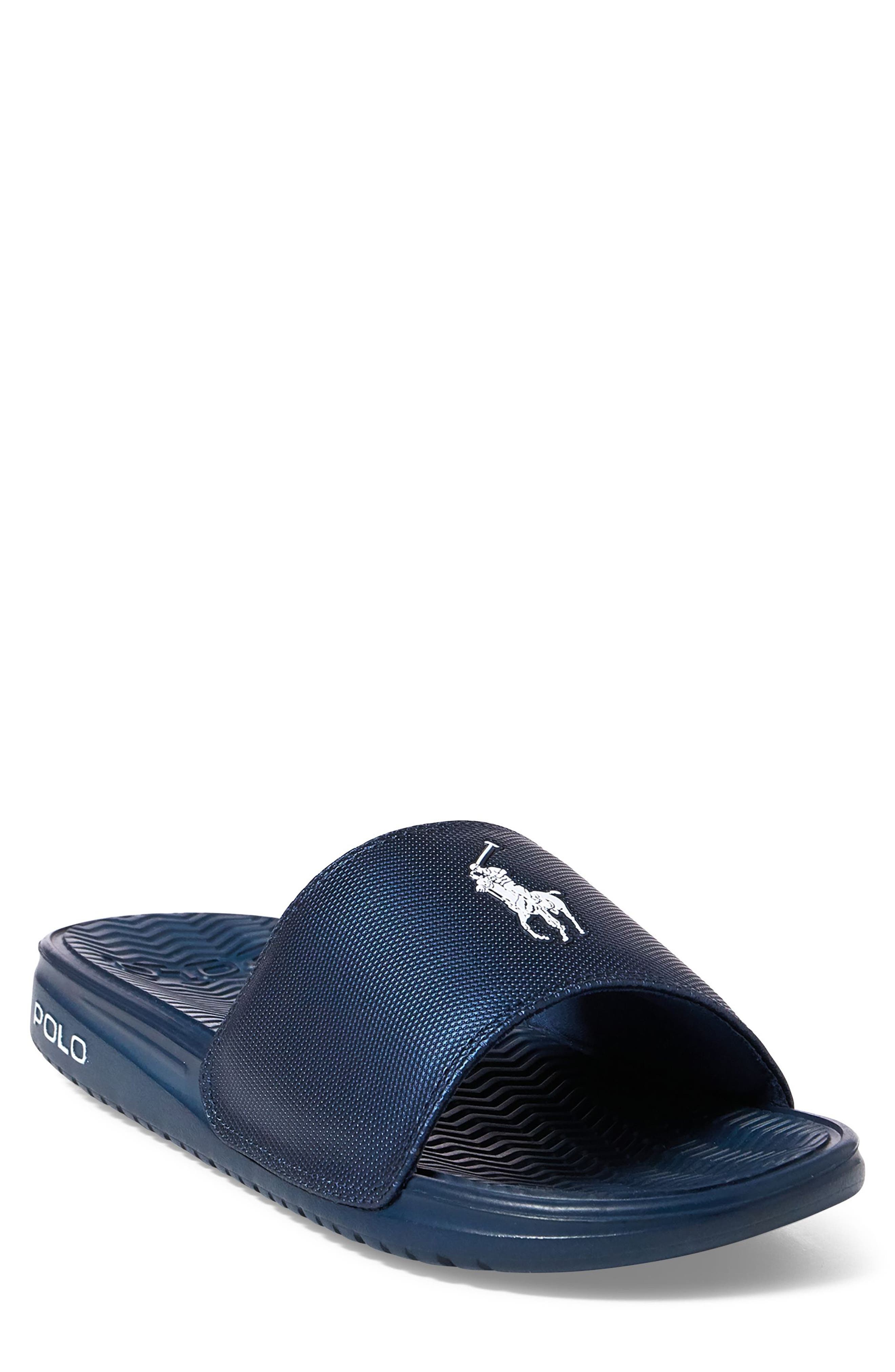 Rodwell Slide Sandal, Main, color, BLUE