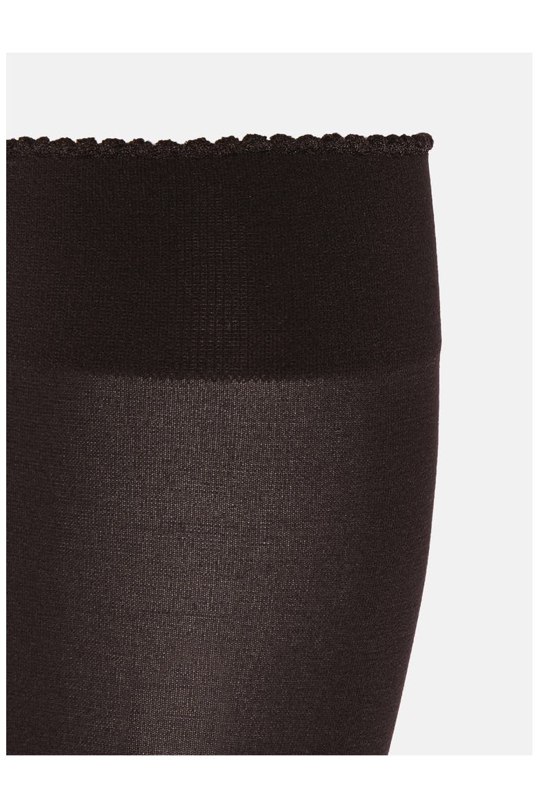 Velvet De Luxe Knee High Socks, Alternate, color, NEARLY BLACK