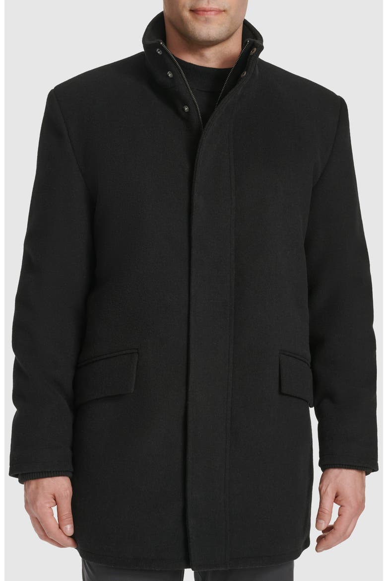 Stand Collar Wool Blend Car Coat (Men) | Nordstromrack