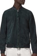 AllSaints Morten Suede Bomber Jacket