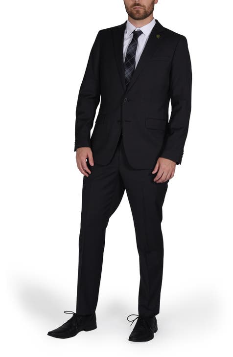 Slim Fit Wool Blend Suit