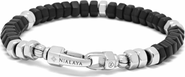 Nialaya Hexagon Black Onyx Beaded Bracelet