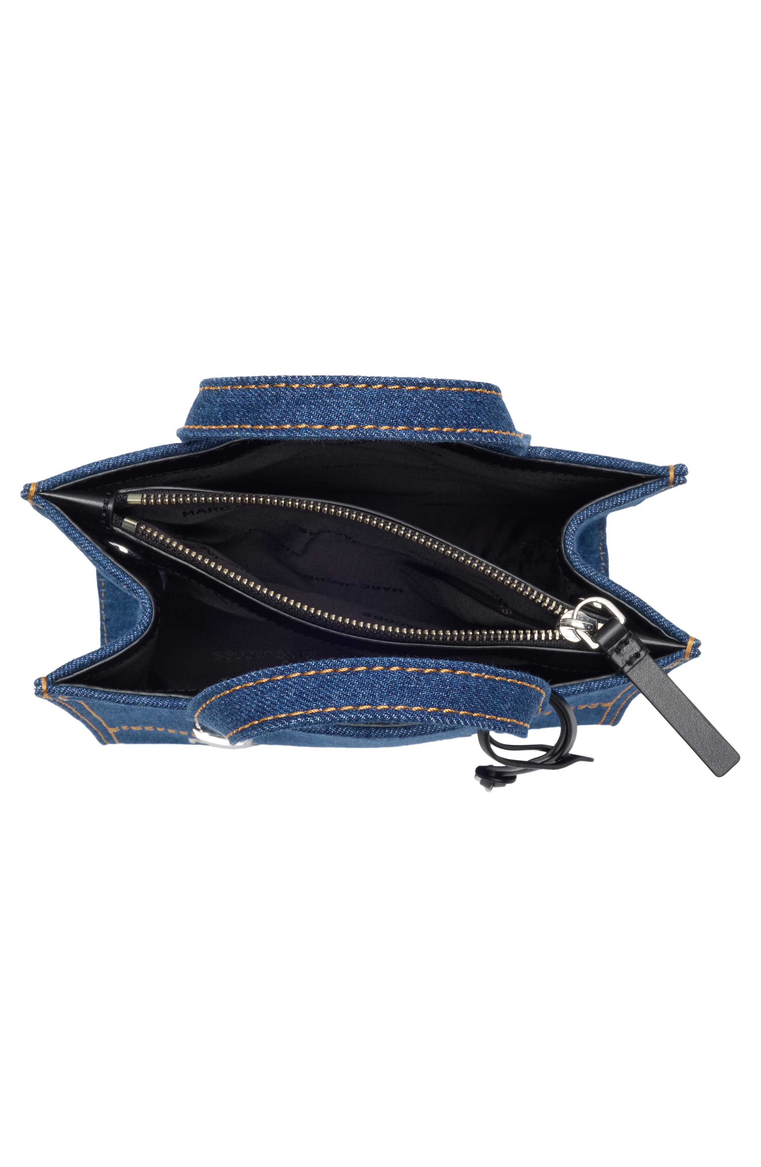Bold Mini Denim Satchel, Alternate, color, DENIM