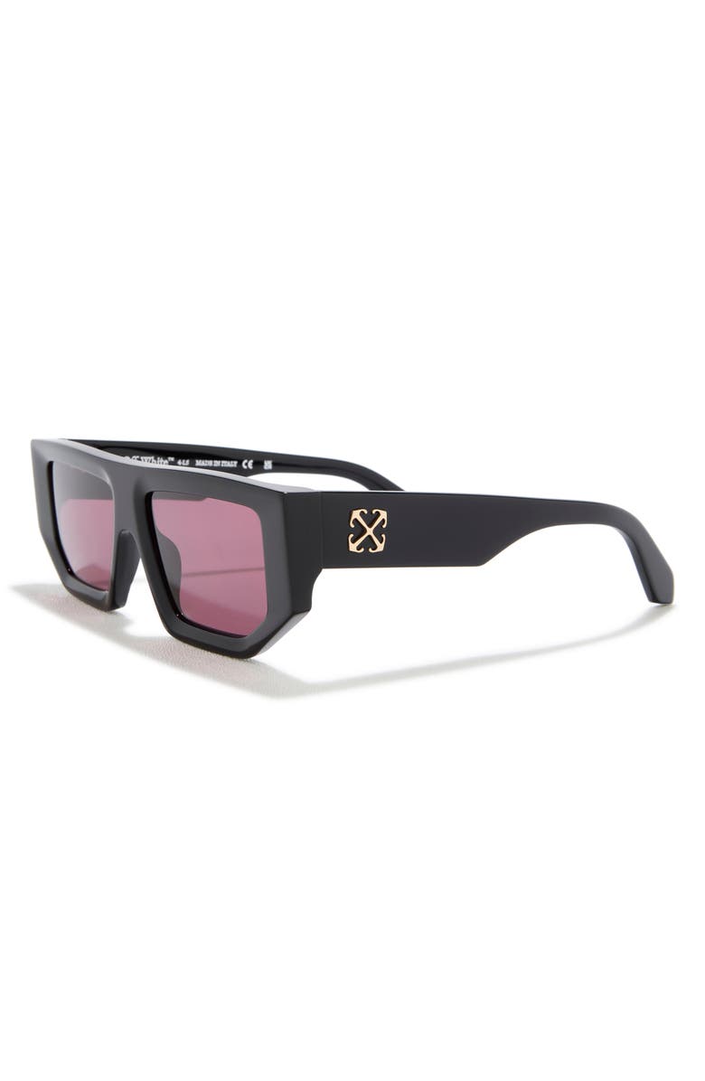 Off-White Vancouver 53mm Square Sunglasses, Alternate, color, Black Burgundy