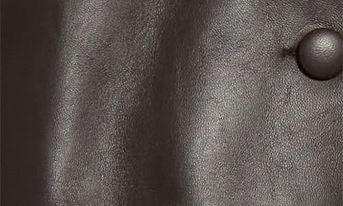 Paloma Wool Plomy Leather Crossover Jacket In Brown