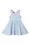 Kids' Embroidered Flower Stripe Dress