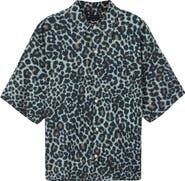 AllSaints Silesia Leo Short Sleeve Button-Up Shirt