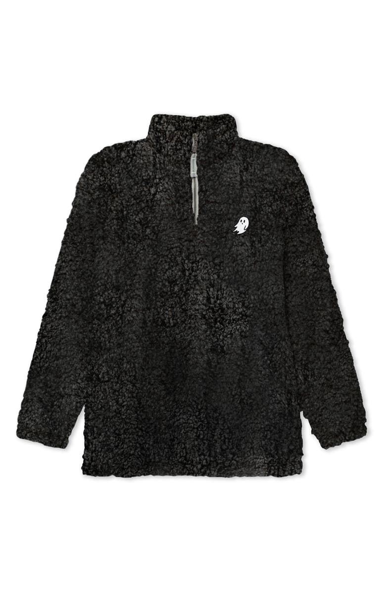 Dalix Womens Ghost Faux Quarter Zip Pullover, Main, color,