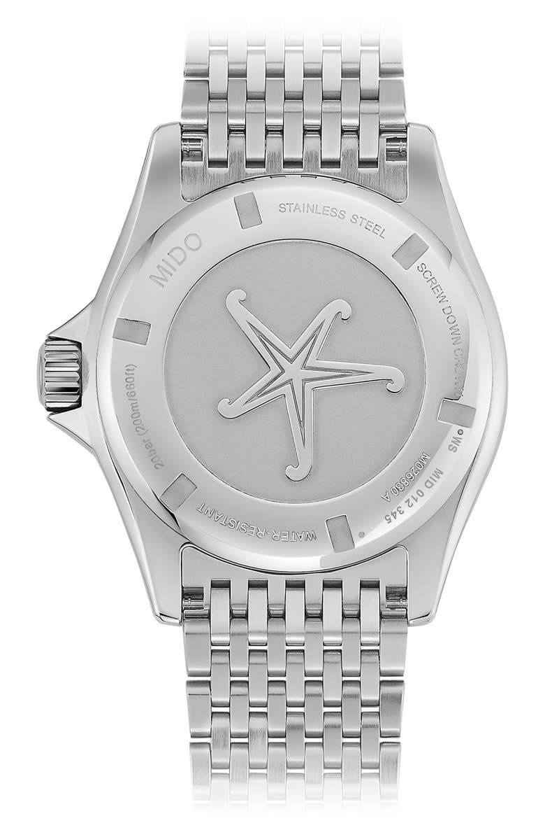MIDO Ocean Star Tribute Automatic Watch, 40.5mm, Alternate, color, Silver/ Blue/ Silver