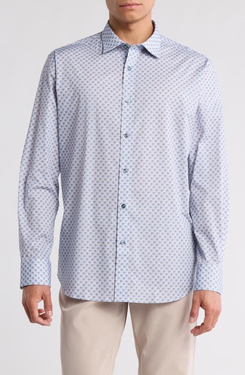 Julian Classic Fit Long Sleeve Woven Shirt