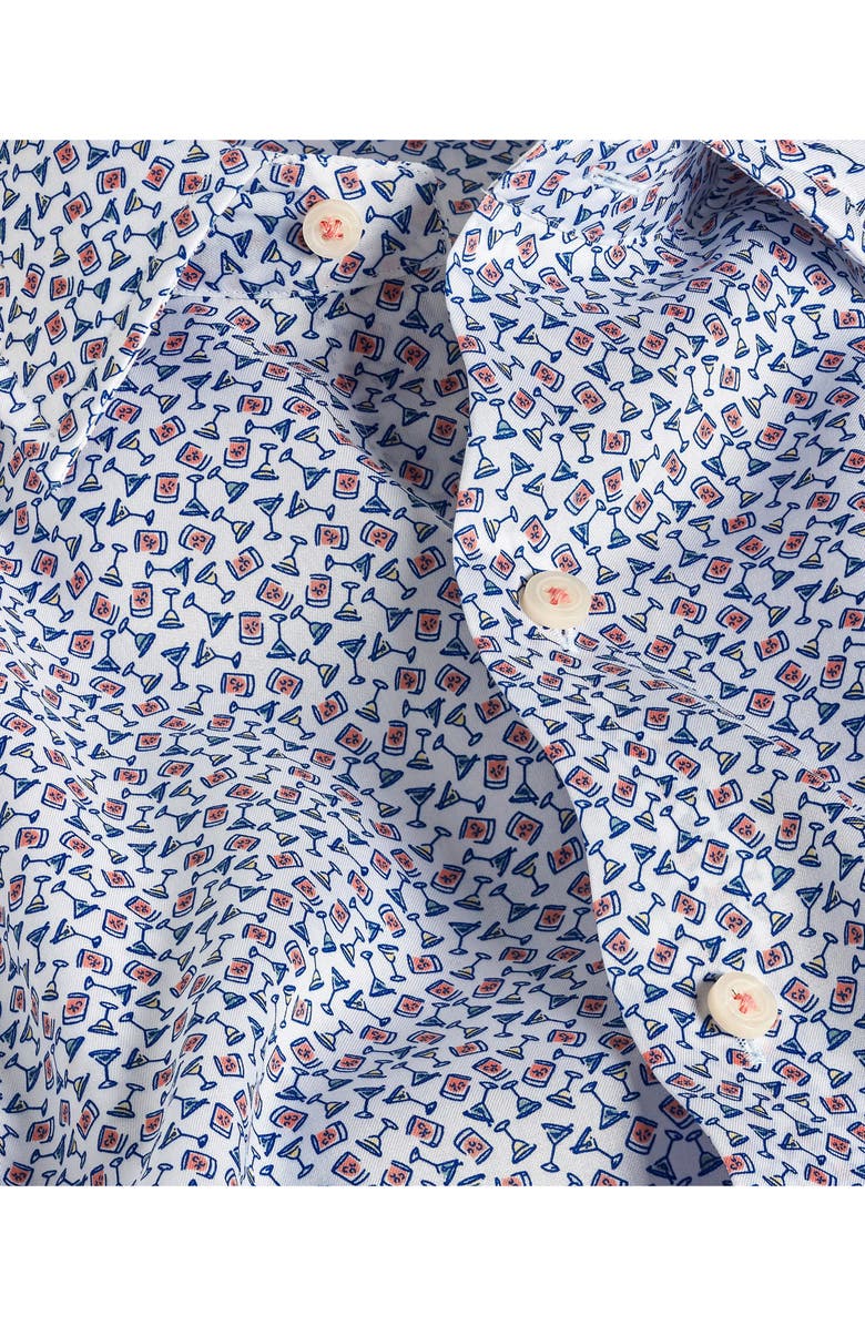 David Donahue Casual Short Sleeve Button-Up Shirt, Alternate, color,
