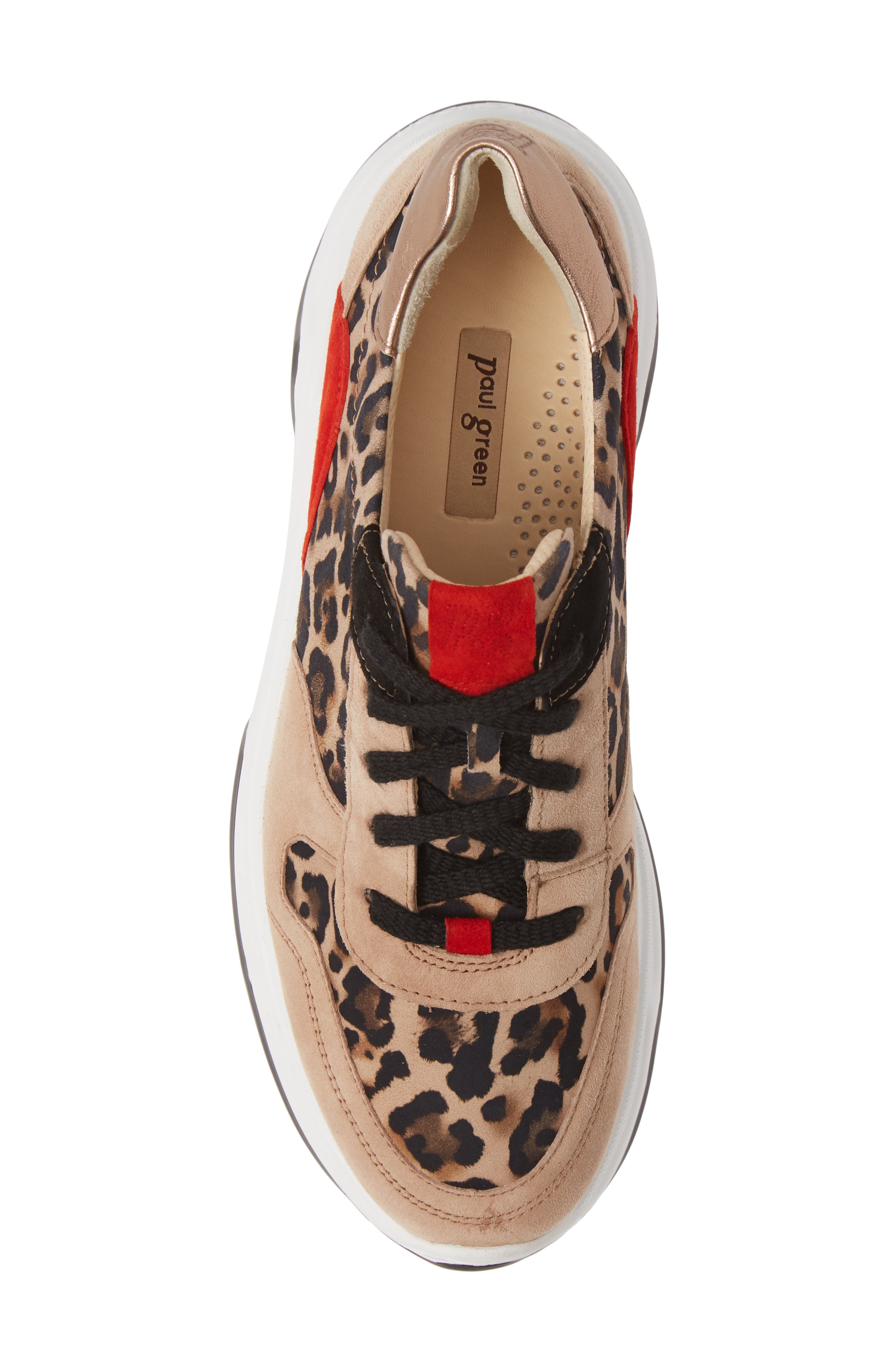 Blend Lace-Up Sneaker, Alternate, color, LEOPARD