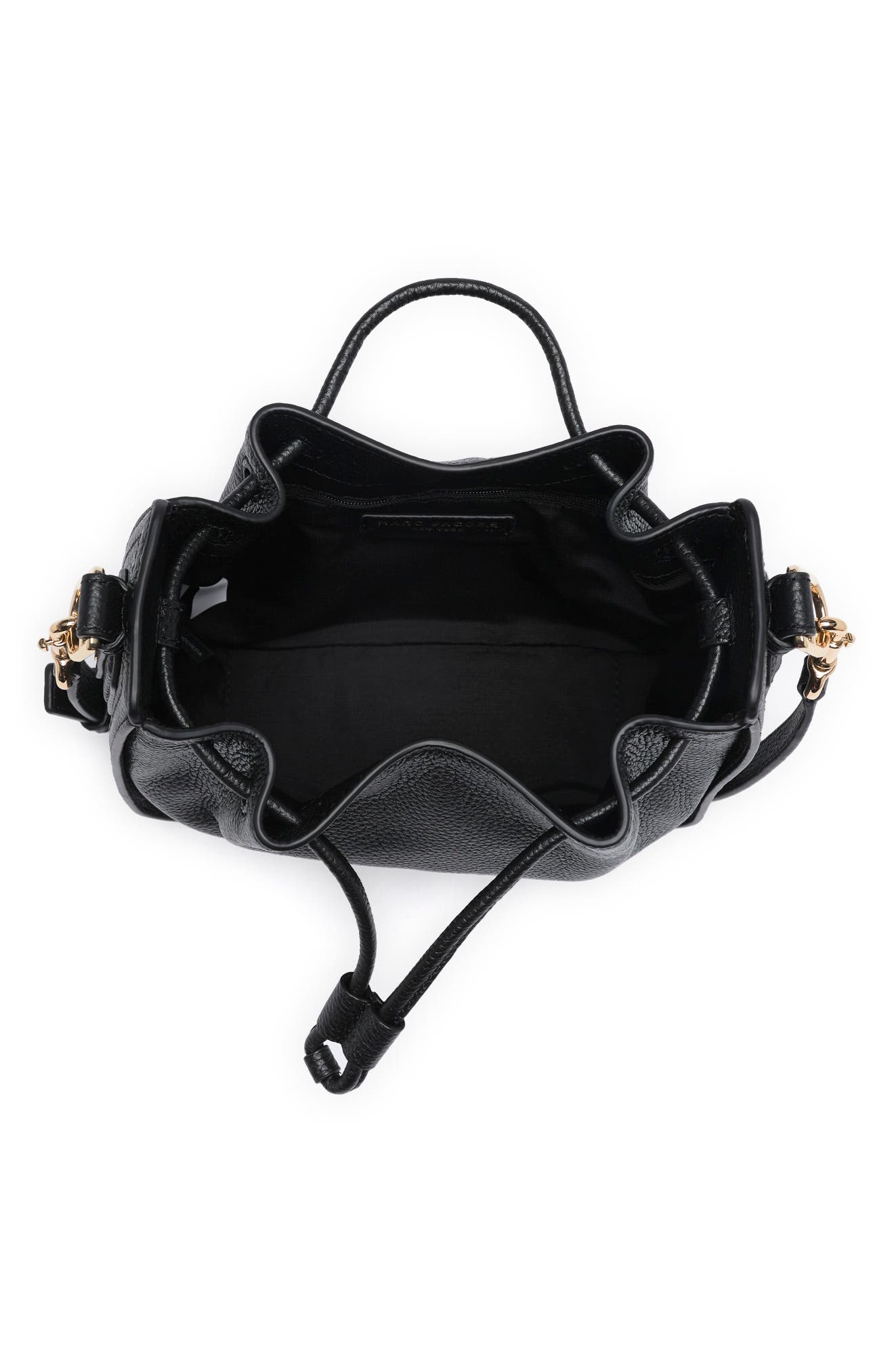 Marc Jacobs Leather Mini Bucket Bag, Alternate, color, 