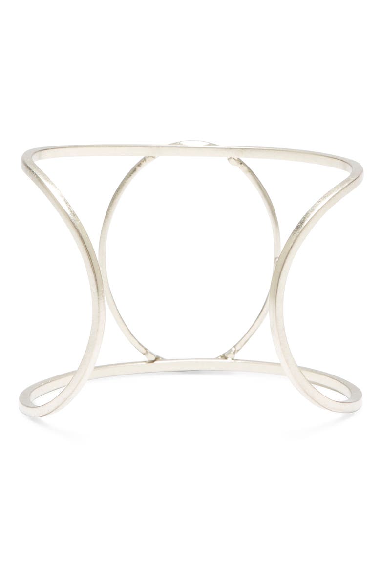 Sole Society Pavé Large Cuff Bracelet, Alternate, color, 