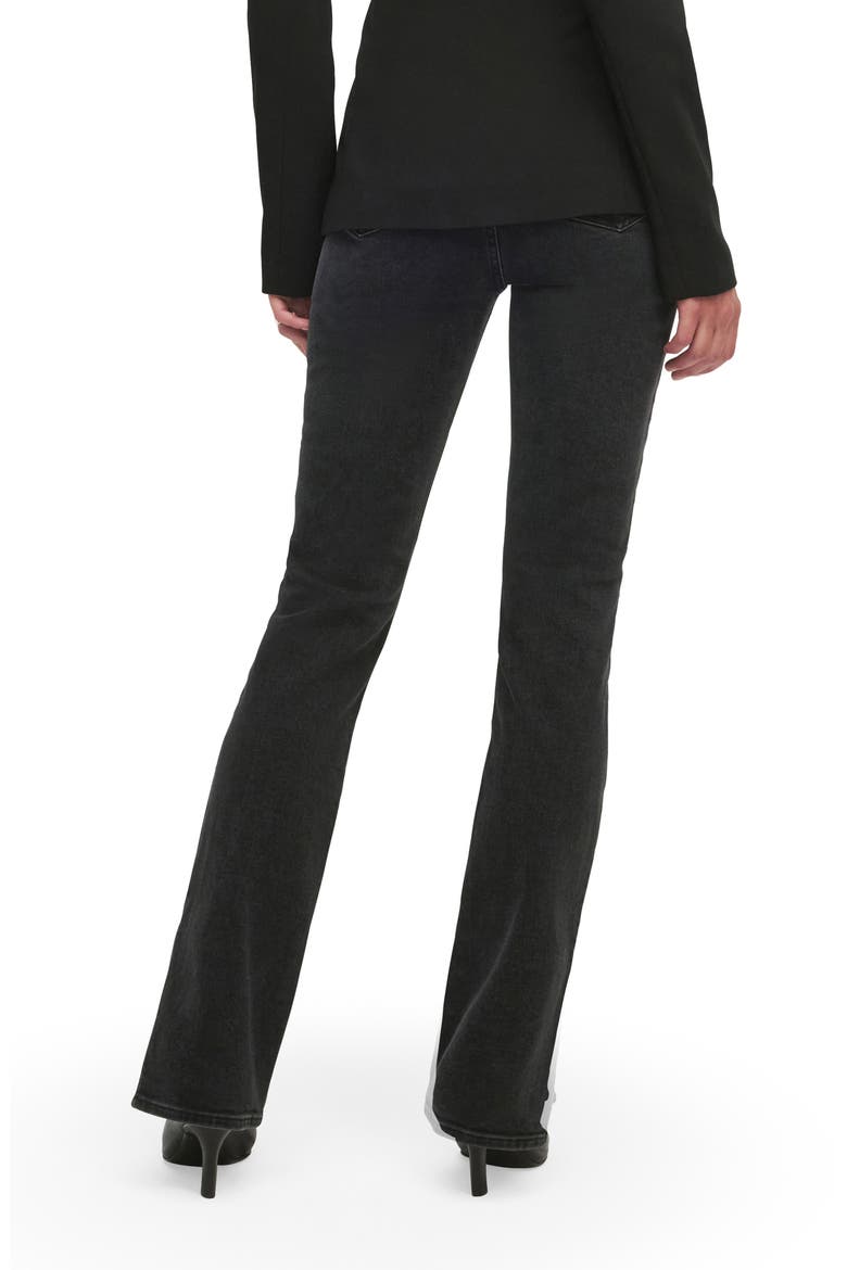 The Valentina Side Slit High Waist Straight Leg Tower Jeans, Alternate, color, BOULDER
