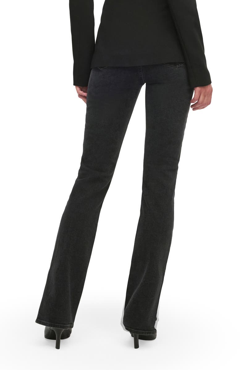 Favorite Daughter The Valentina Side Slit High Waist Straight Leg Tower Jeans, Alternate, color, Boulder
