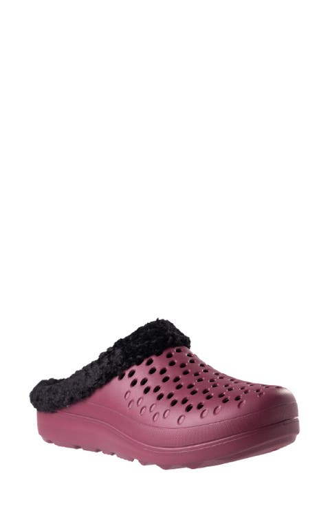 Fusion Vitality Faux Fur Lined Clog (Women)