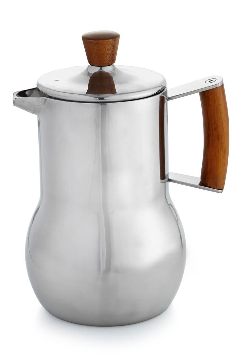 'Bulbo' French Press, Alternate, color, SILVER