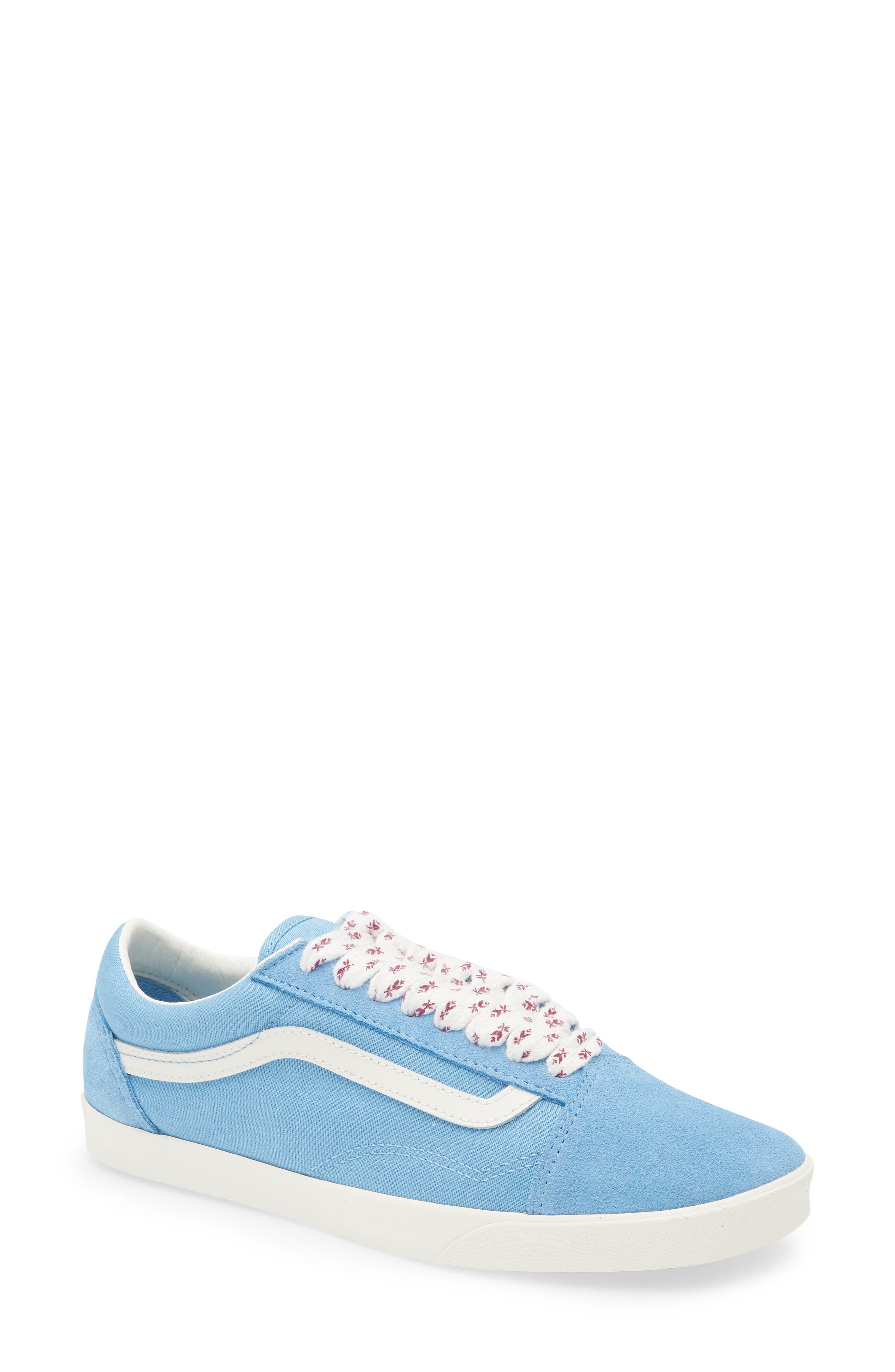 Old Skool Lowpro Sneaker, Main, color, FLORAL LACES HERITAGE BLUE