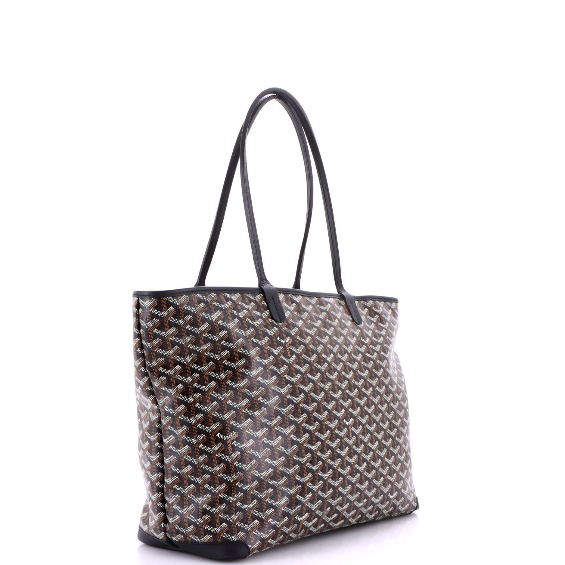 Artois Tote Coated Canvas MM, Alternate, color, Black