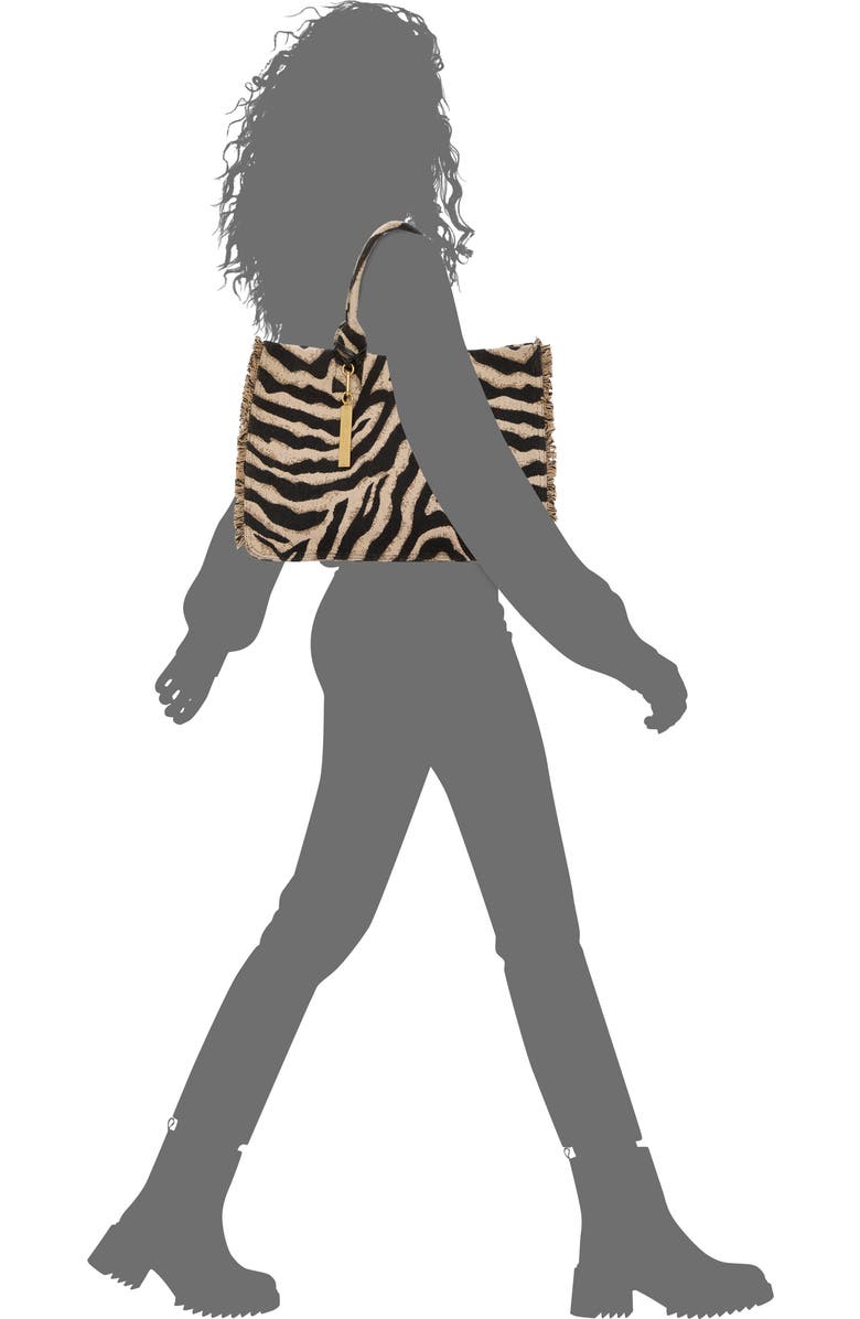 Vince Camuto Zhury Canvas Tote, Alternate, color, Brown