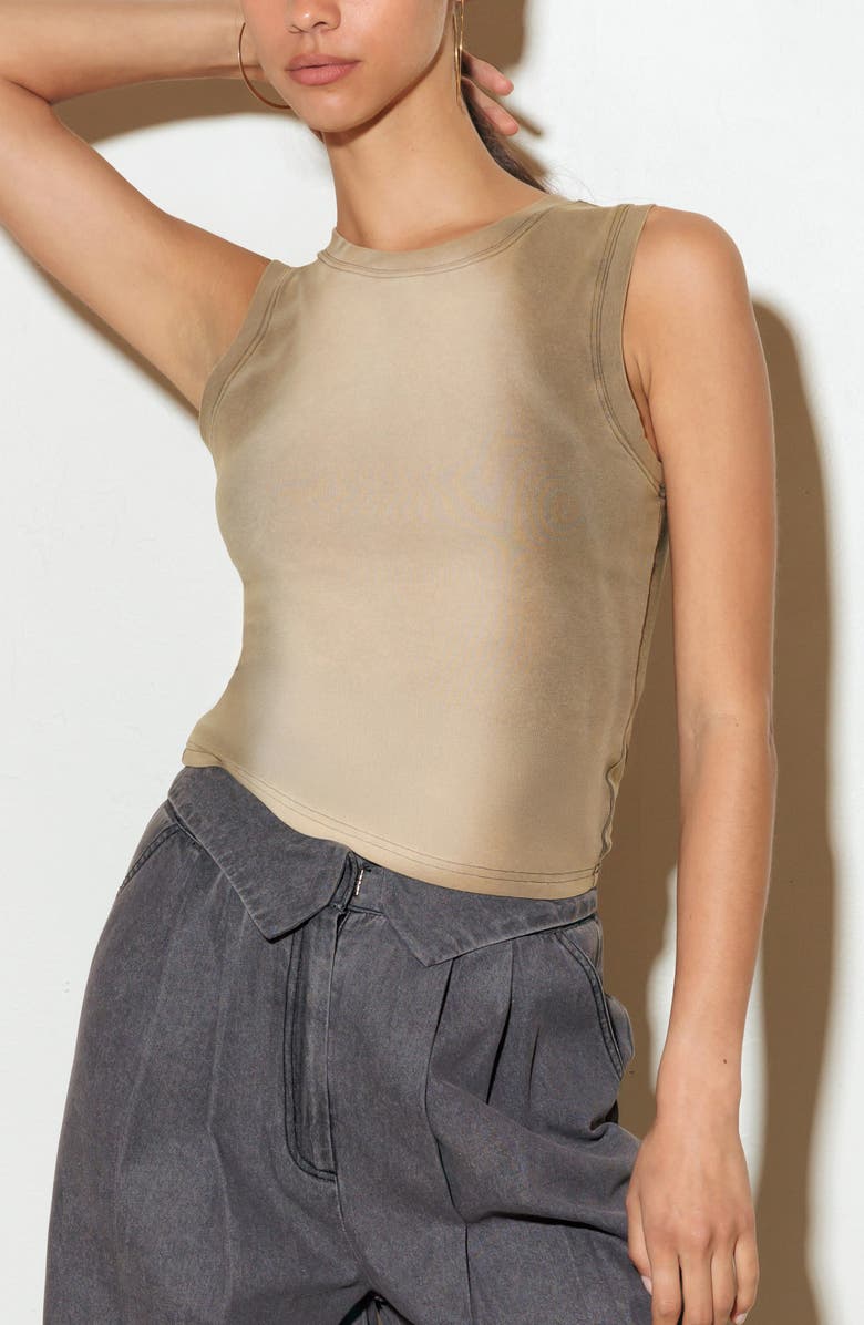 FREEMARKET Ombré Sleeveless Top, Alternate, color, Charcoal