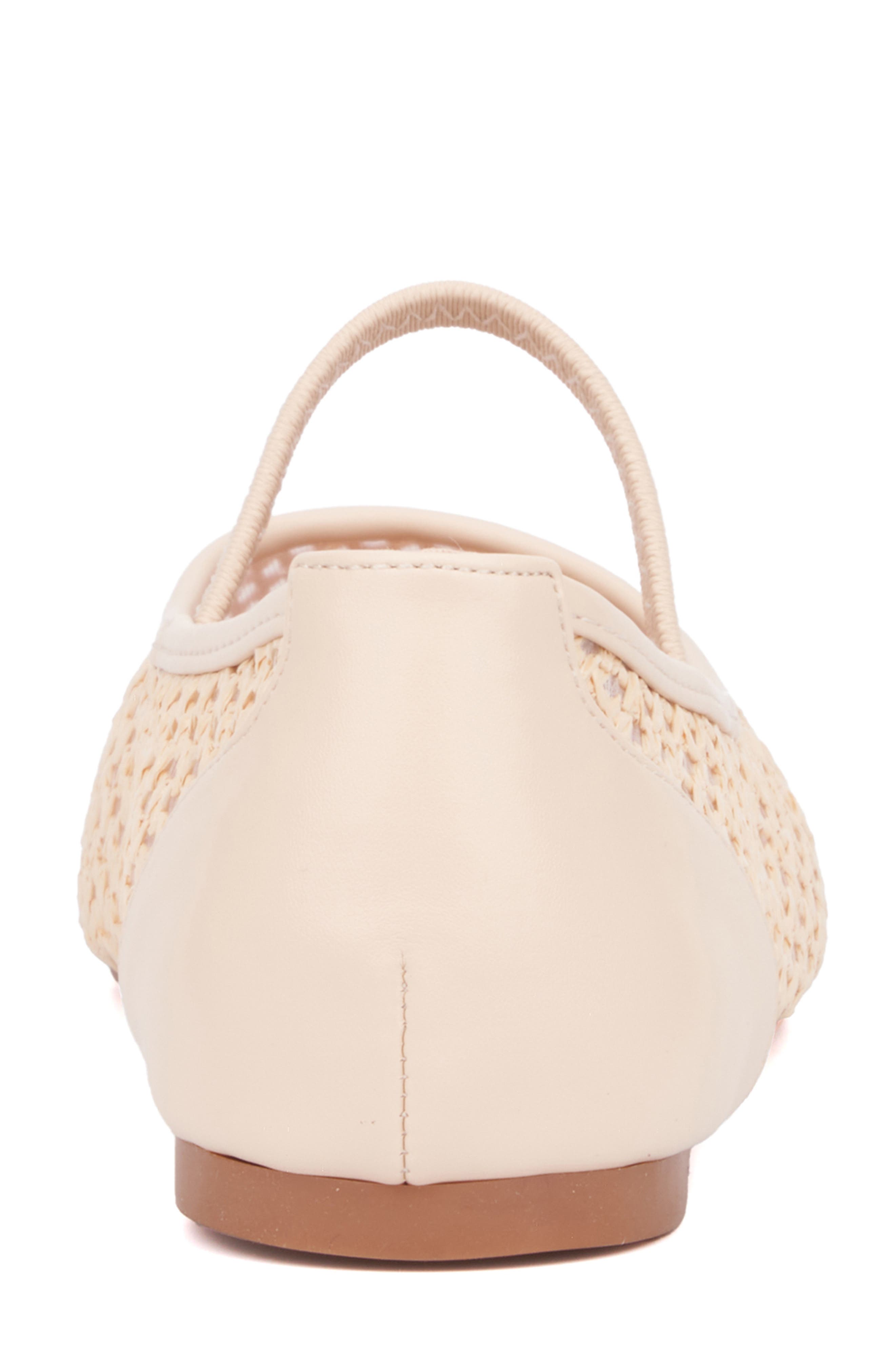 NEW YORK AND COMPANY Lara Woven Ballet Flat, Alternate, color, Natural