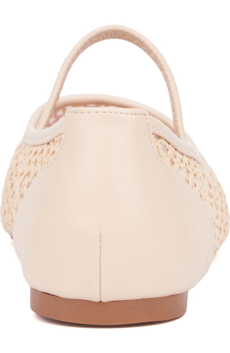 NEW YORK AND COMPANY Lara Woven Ballet Flat, Alternate, color, Natural