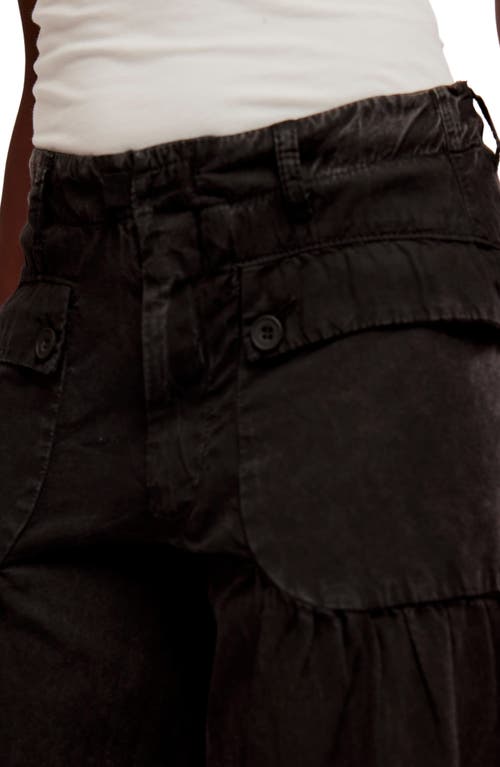 FREE PEOPLE FREE PEOPLE LOTUS DRAWSTRING WIDE LEG JEANS