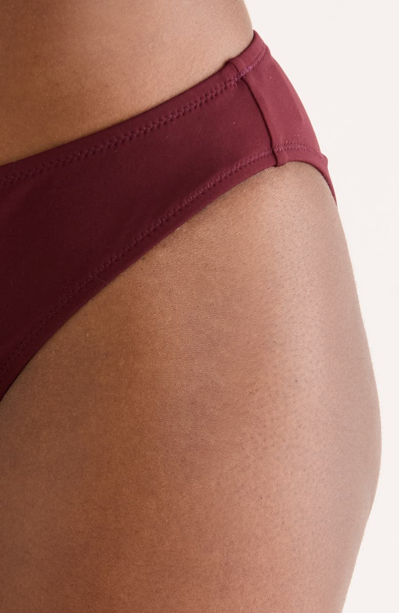 Ulla Johnson Dani Bikini Bottoms, Alternate, color, Cassis
